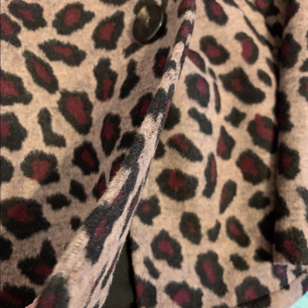 Ann Taylor leopard pattern brown jacket - Picture 7 of 7